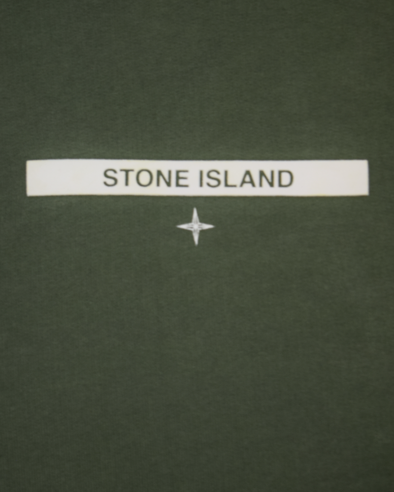 Stone Island Hoodie  Green detail view