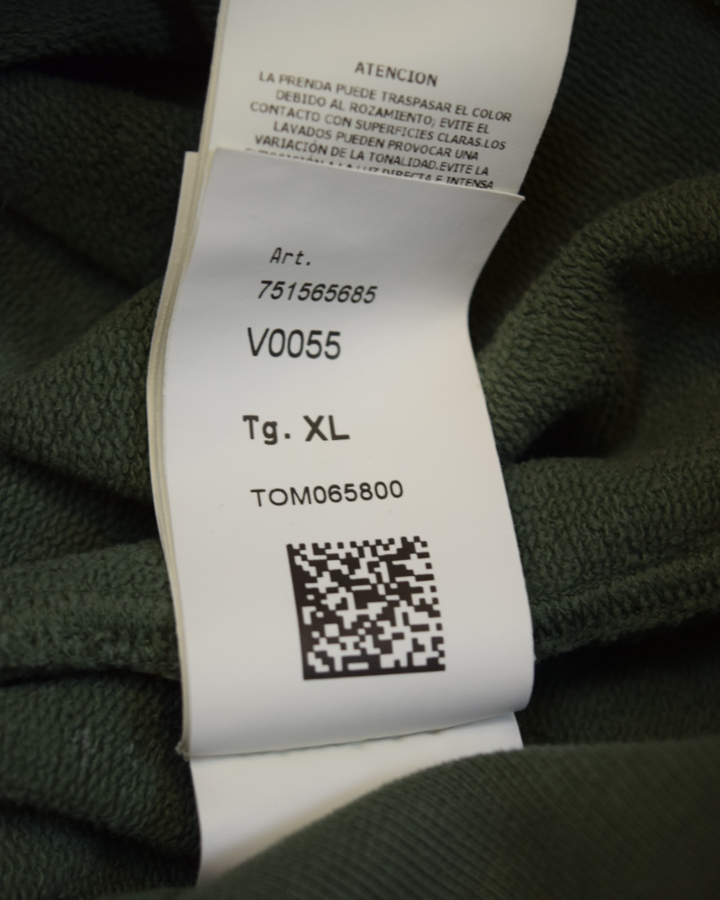 Stone Island Hoodie  Green detail view