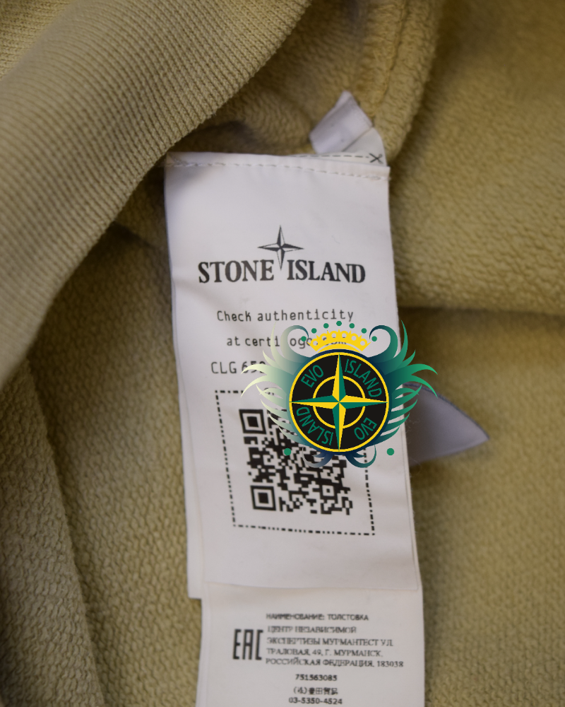 Stone Island Crewneck Beige detail view
