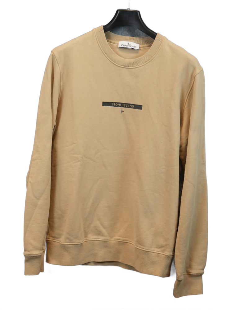 Stone Island Crewneck Beige front view
