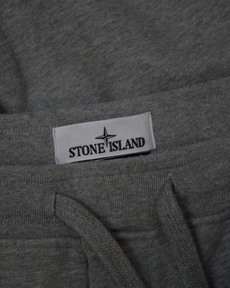 Stone Island Jogger Shorts Grey detail view