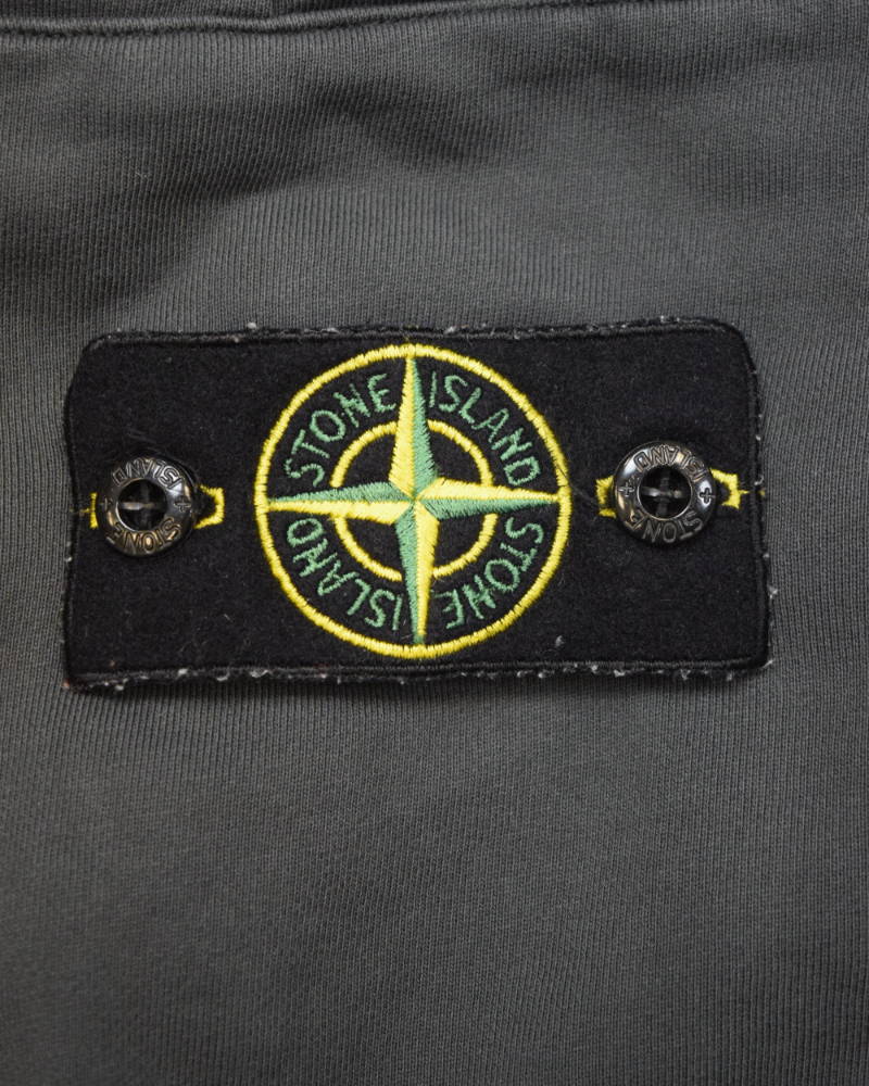 Stone Island Jogger Shorts Dark Grey detail view