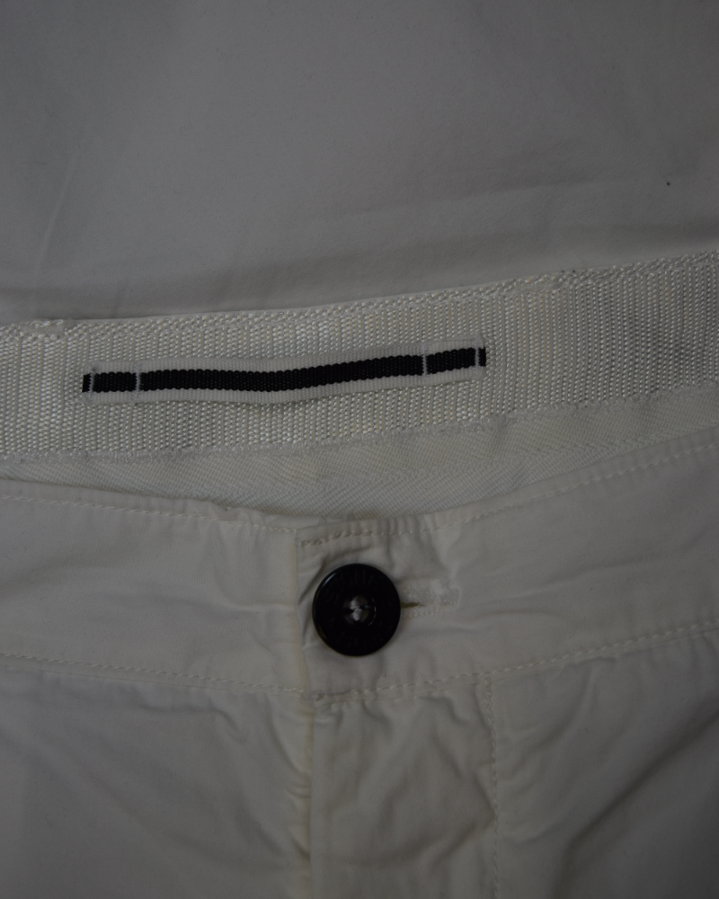 Stone Island Cargo Shorts White detail view