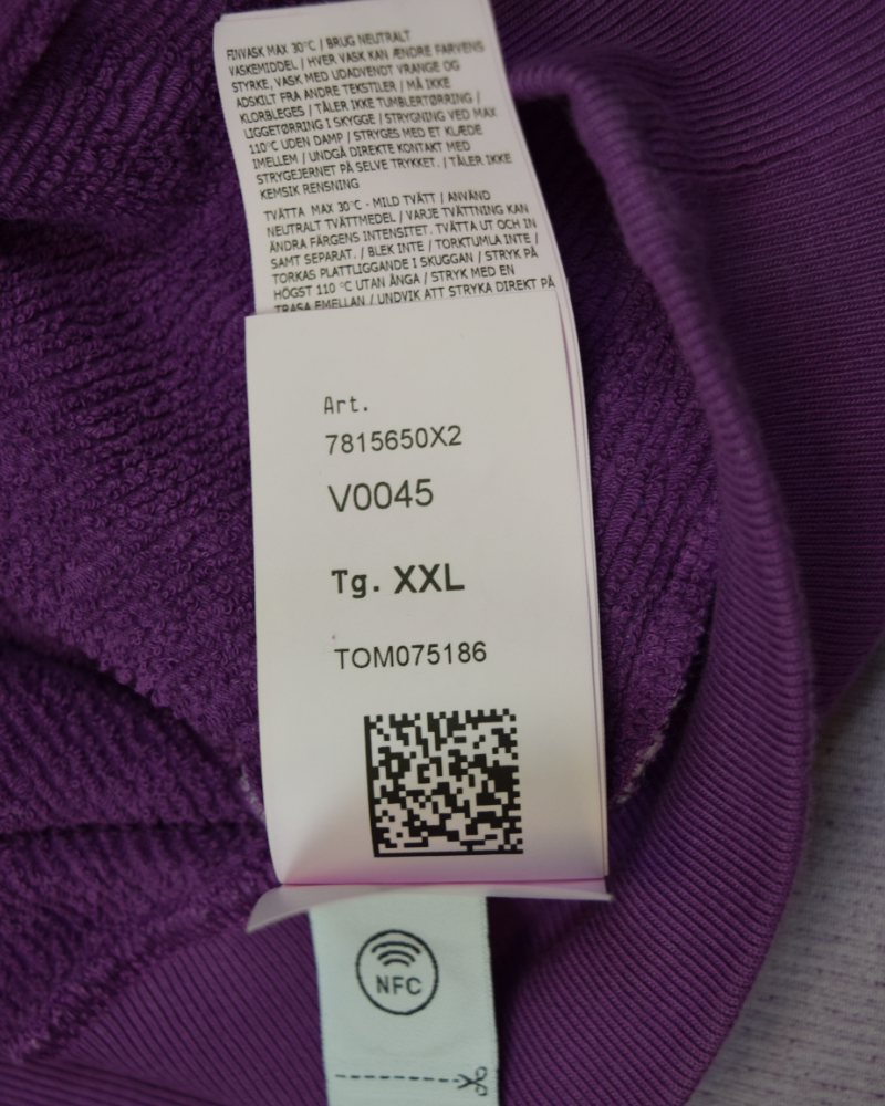Stone Island Marina Hoodie Purple detail view