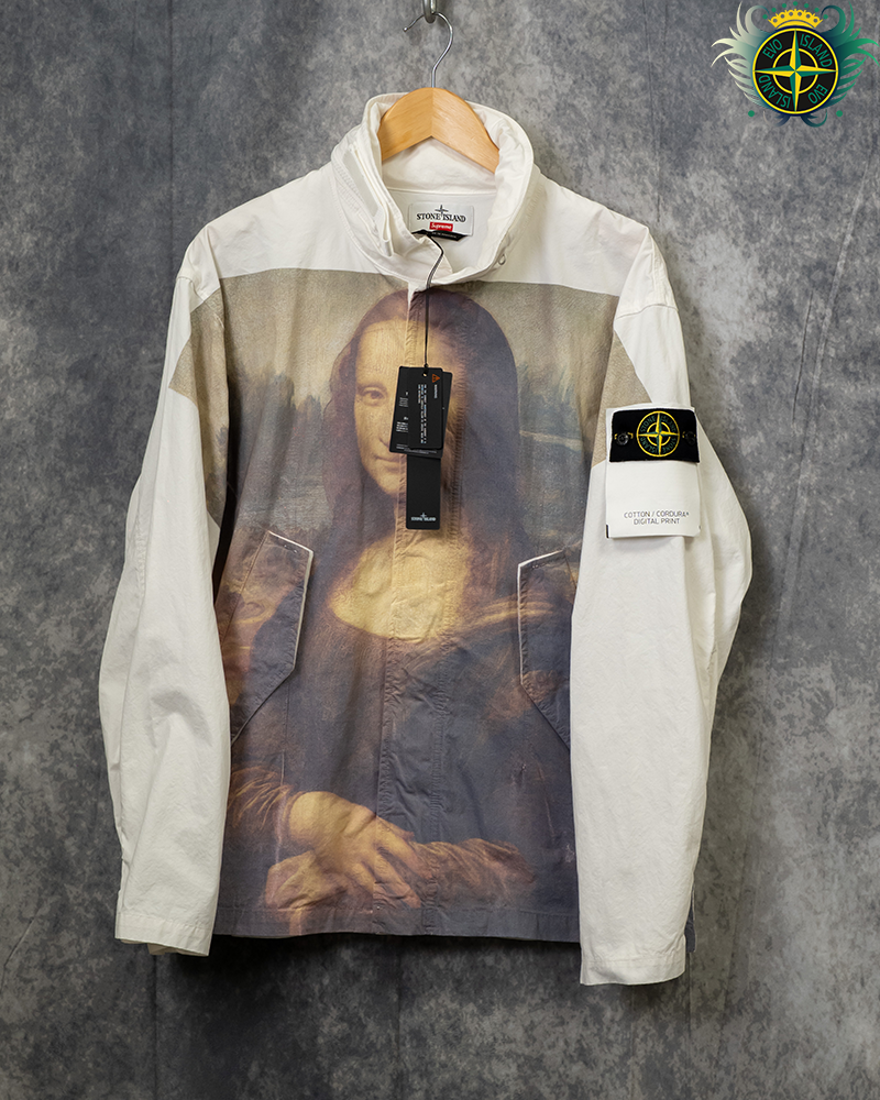 Stone Island X Supreme Cotton Cordura Shell Jacket Mona Lisa - M
