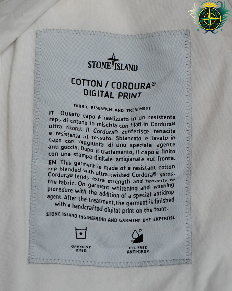 Stone Island X Supreme Cotton Cordura Shell Jacket Mona Lisa - M