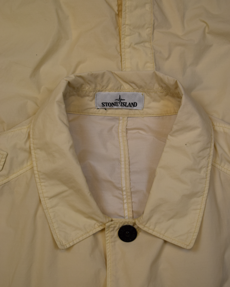 Stone Island Naslan Light Watro Jacket Cream detail view