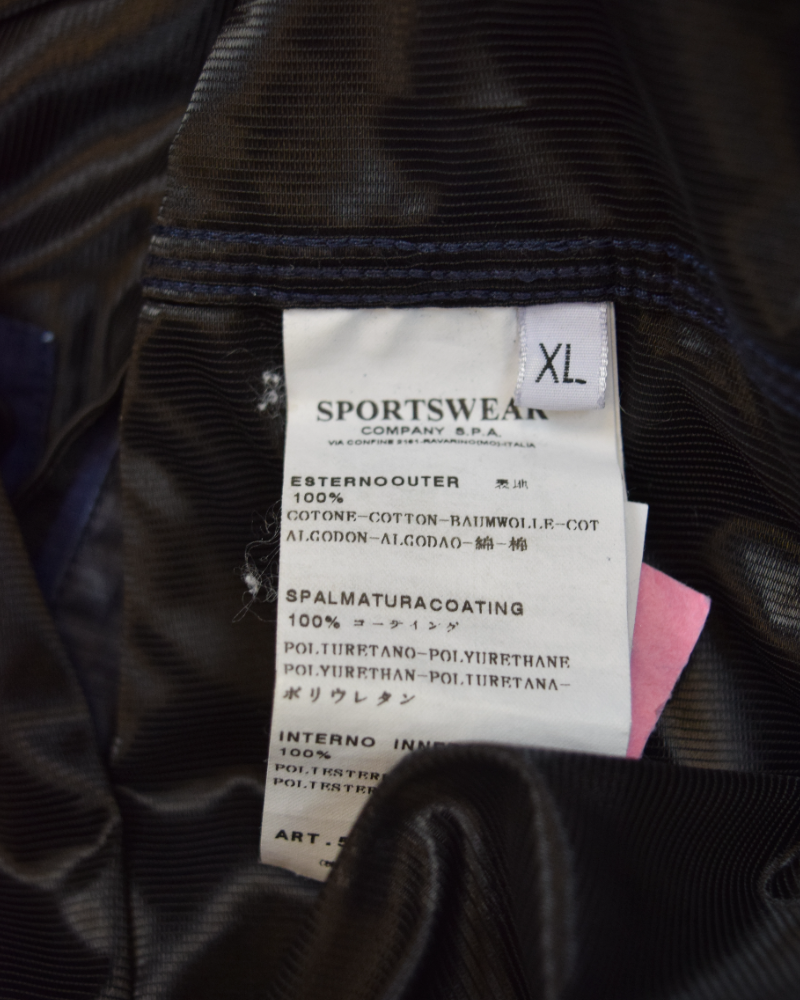 Stone Island RipStop Overshirt Denim Blue detail view