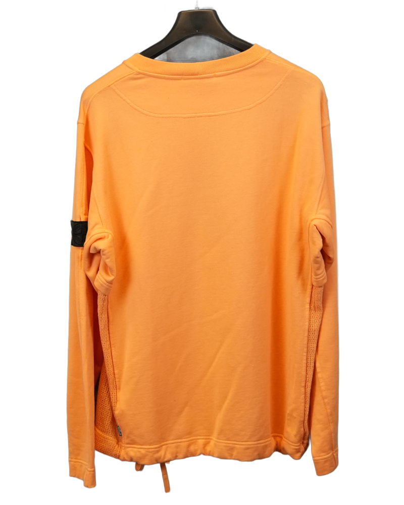 Stone Island Shadow Project Crewneck Orange back view