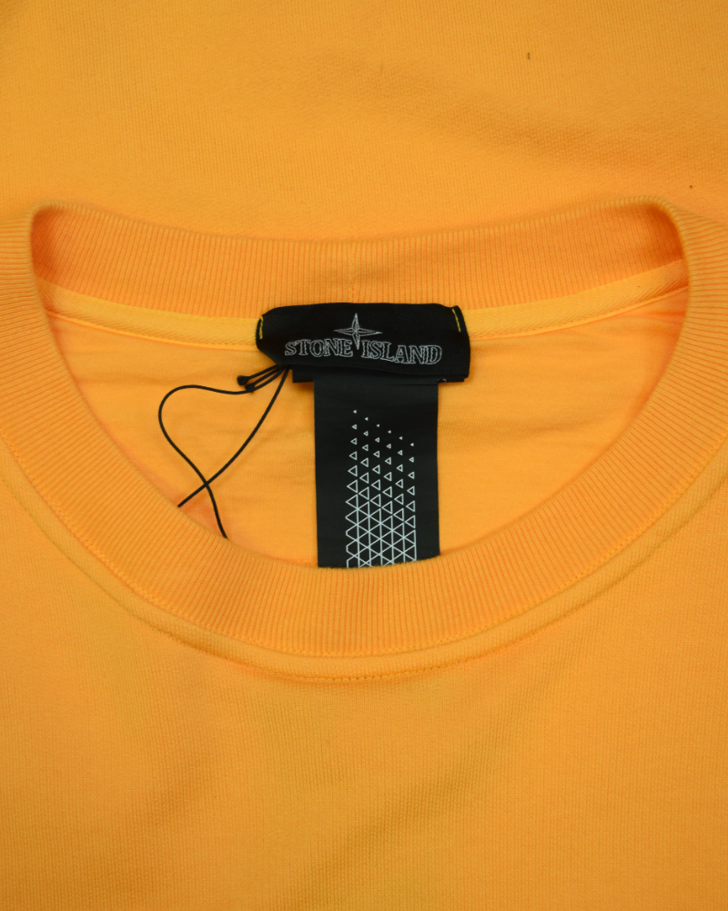 Stone Island Shadow Project Crewneck Orange detail view