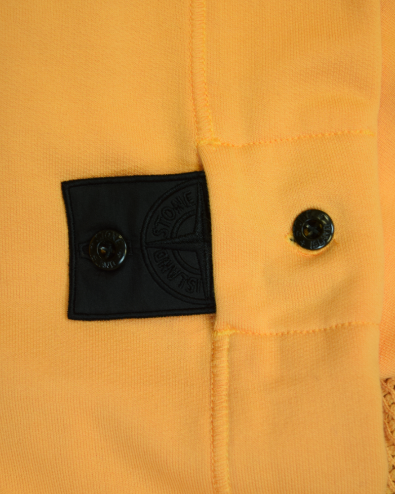 Stone Island Shadow Project Crewneck Orange detail view