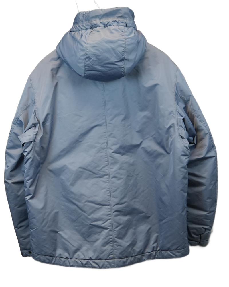 Stone Island Hyper Dense Nylon Twill With Primaloft Insulation Tech Blue back view