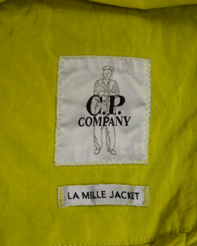 C.P. Company Quarts Explorer Jacket Green/Yellow detail view