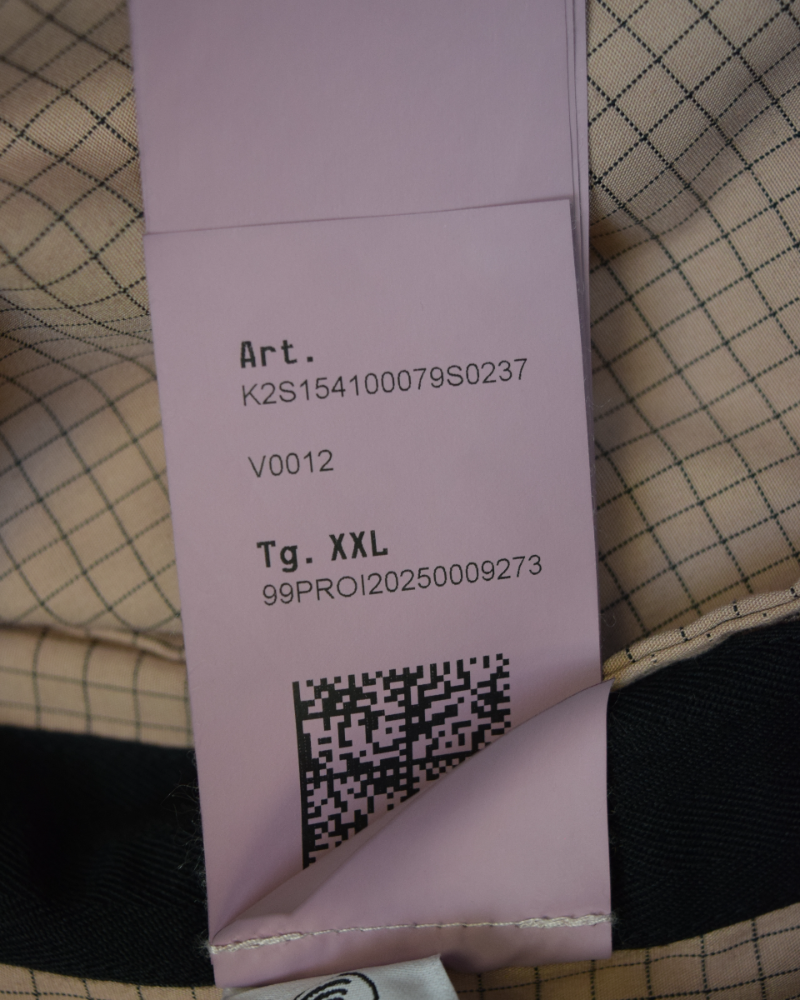Stone Island Uneven Ripstop Prismatica  Red detail view