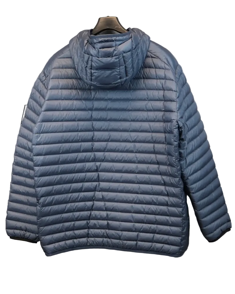 Stone Island Loom Woven Chambers R Nylon Down TC Blue back view