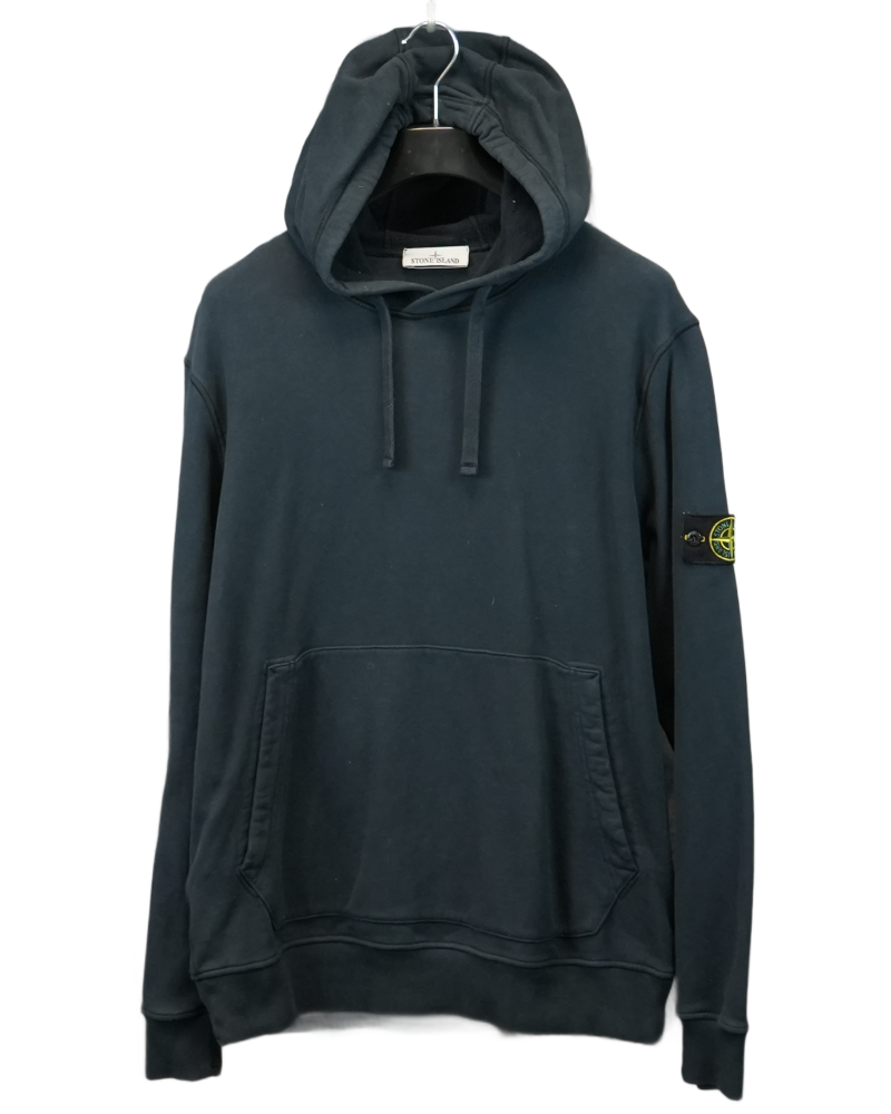 Stone Island Hoodie Navy front view