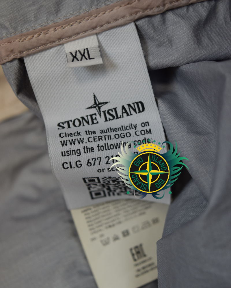 Stone Island Membrana 3L TC cream detail view