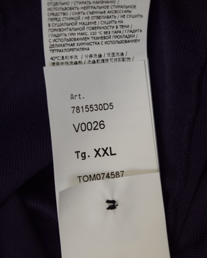 Stone Island Light Weight Crewneck Purple detail view