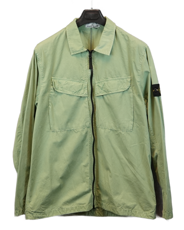 Stone Island Overshirt Green front view