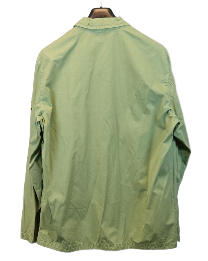 Stone Island Overshirt Green back view