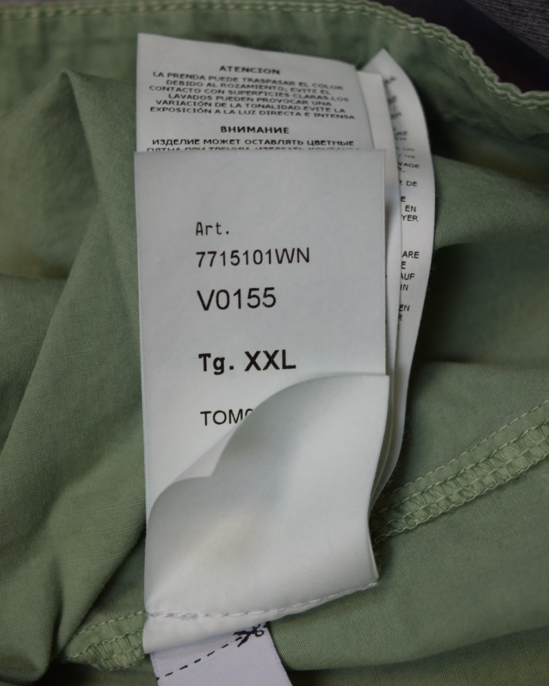 Stone Island Overshirt Green detail view