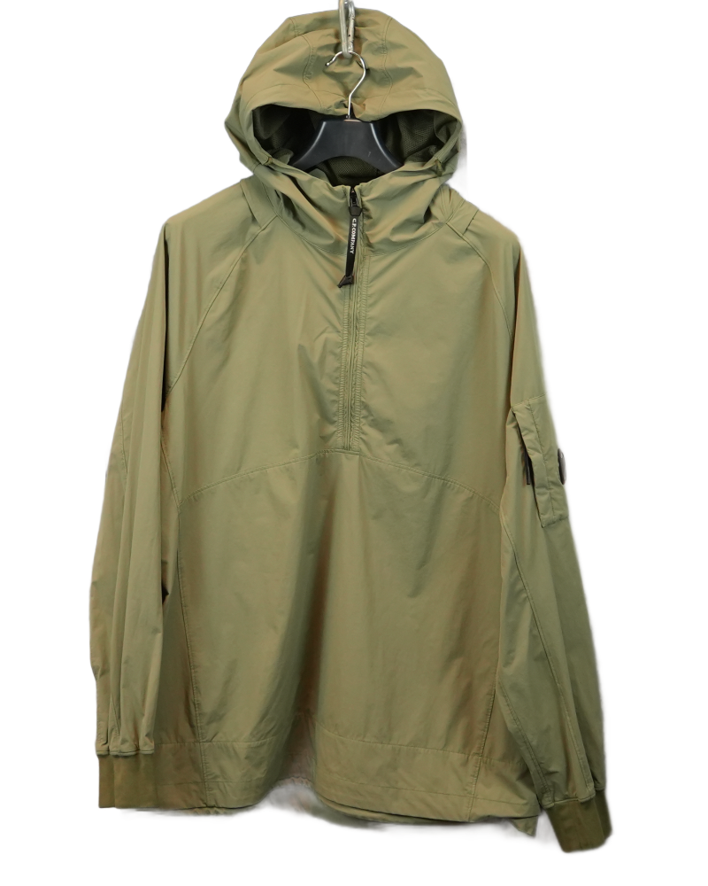 C.P. Company lightweight smock Green front view