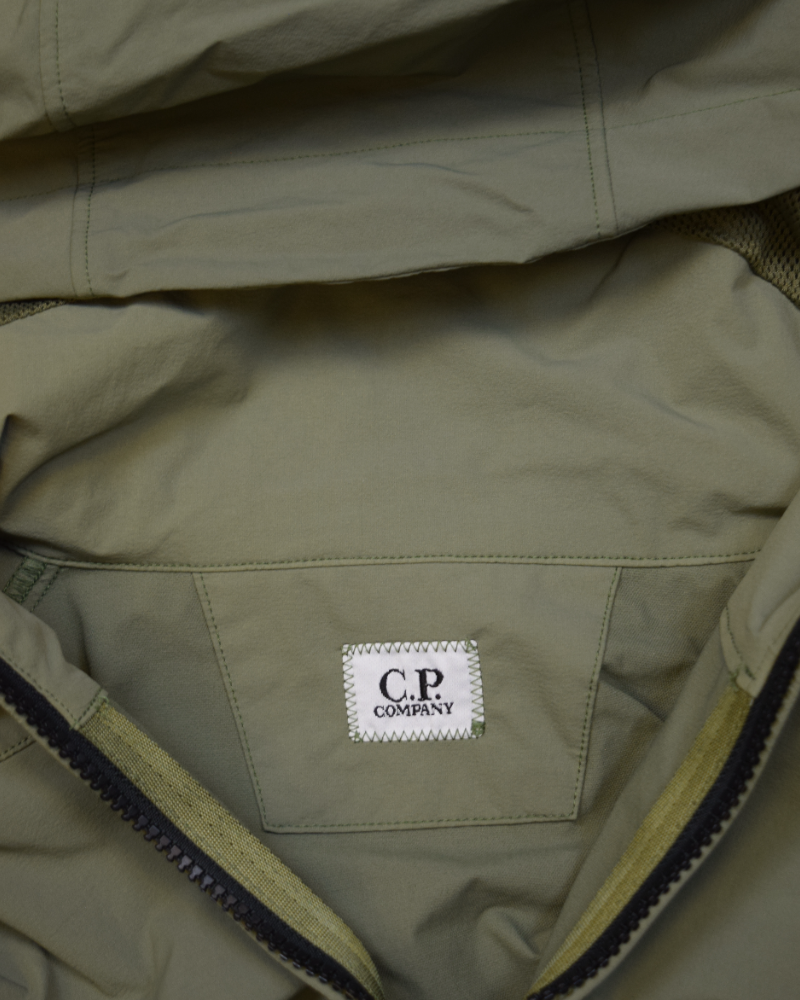 C.P. Company lightweight smock Green detail view