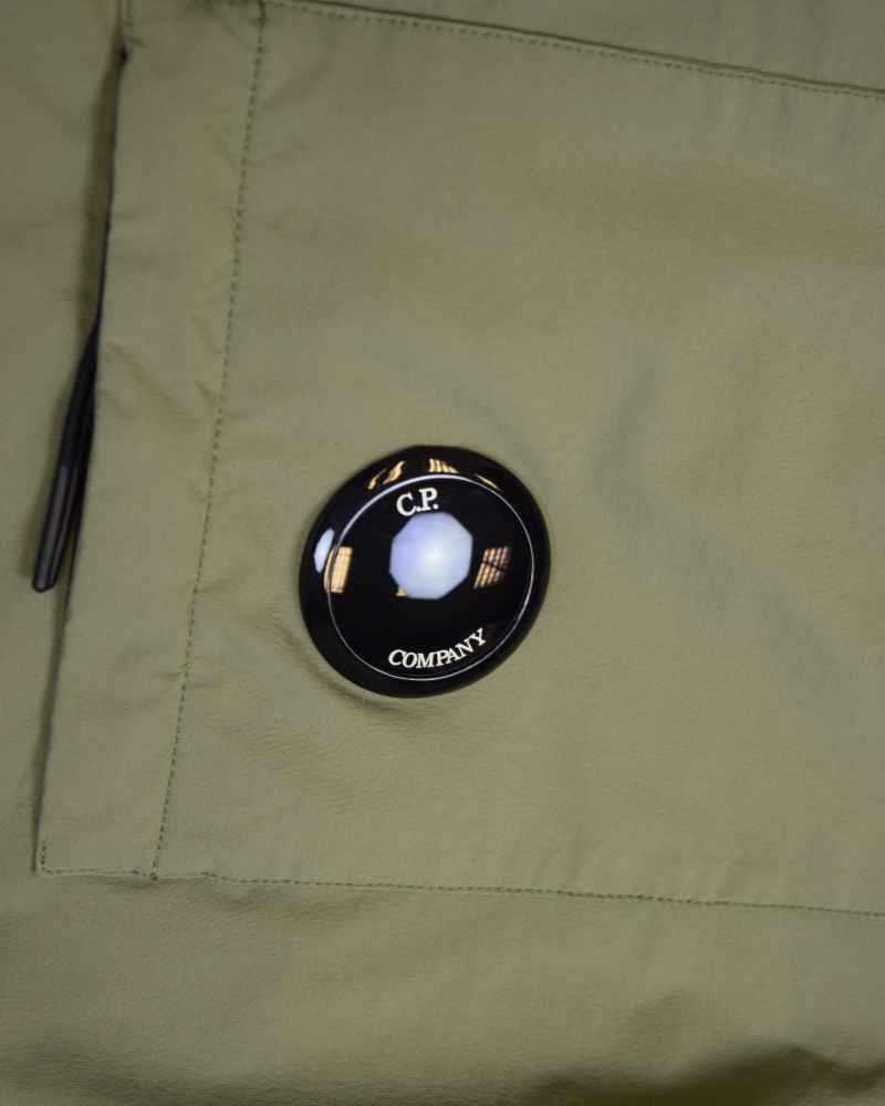 C.P. Company lightweight smock Green detail view