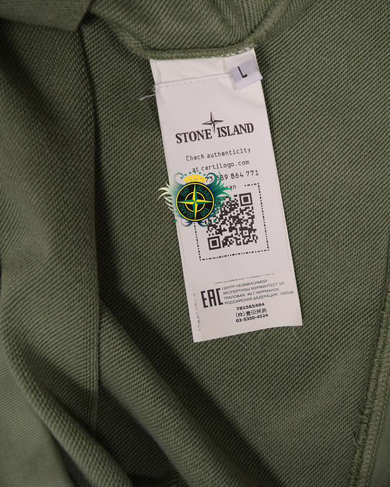 Stone Island Chest Compass Crewneck Green
