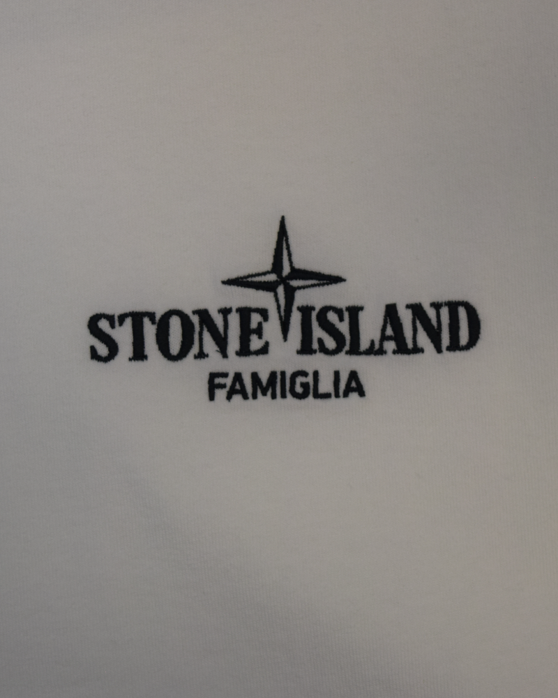 Stone Island Famiglia T-Shirt White detail view