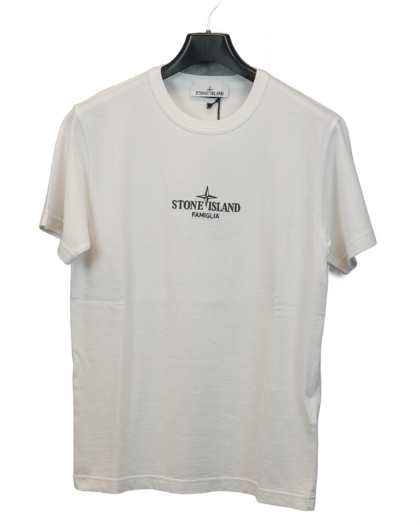 Stone Island Famiglia T-Shirt White front view