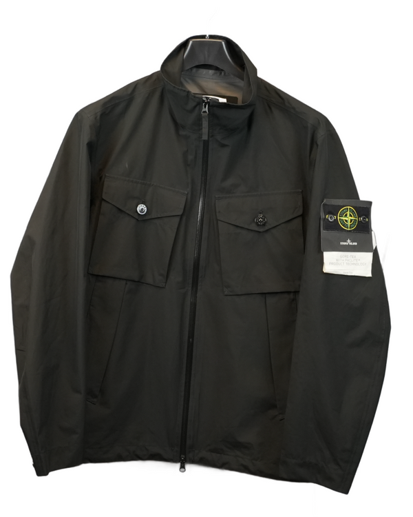 Stone Island Gore-Tex with Paclite Technology Jacket Black front view