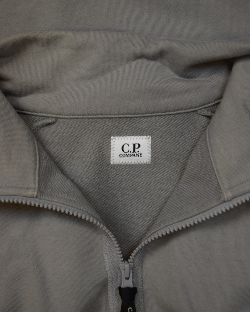 C.P. Company 1/4th Zip Sweatshirt Grey detail view