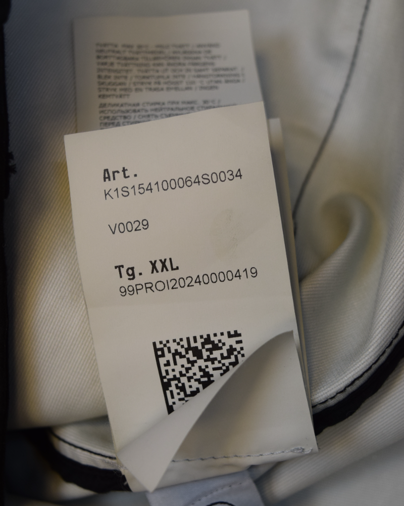 Stone Island Rasso Gommato Jacket Black detail view