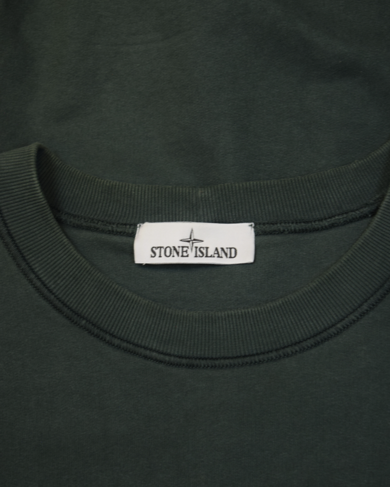 Stone Island Crewneck Blue/Grey detail view
