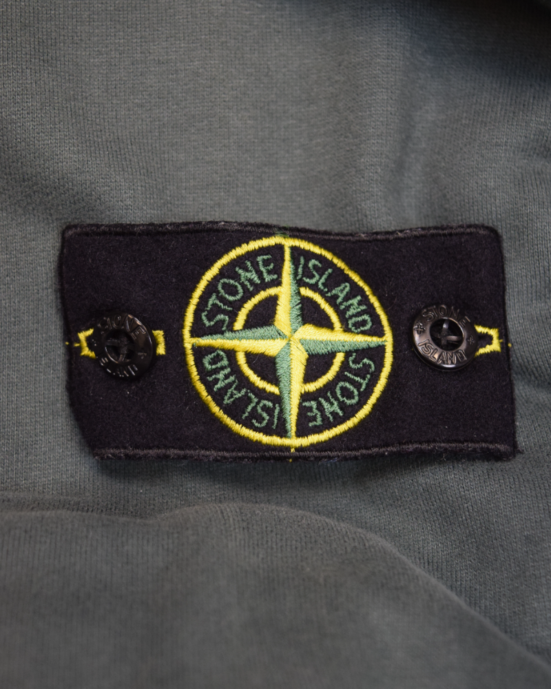Stone Island Crewneck Blue/Grey detail view