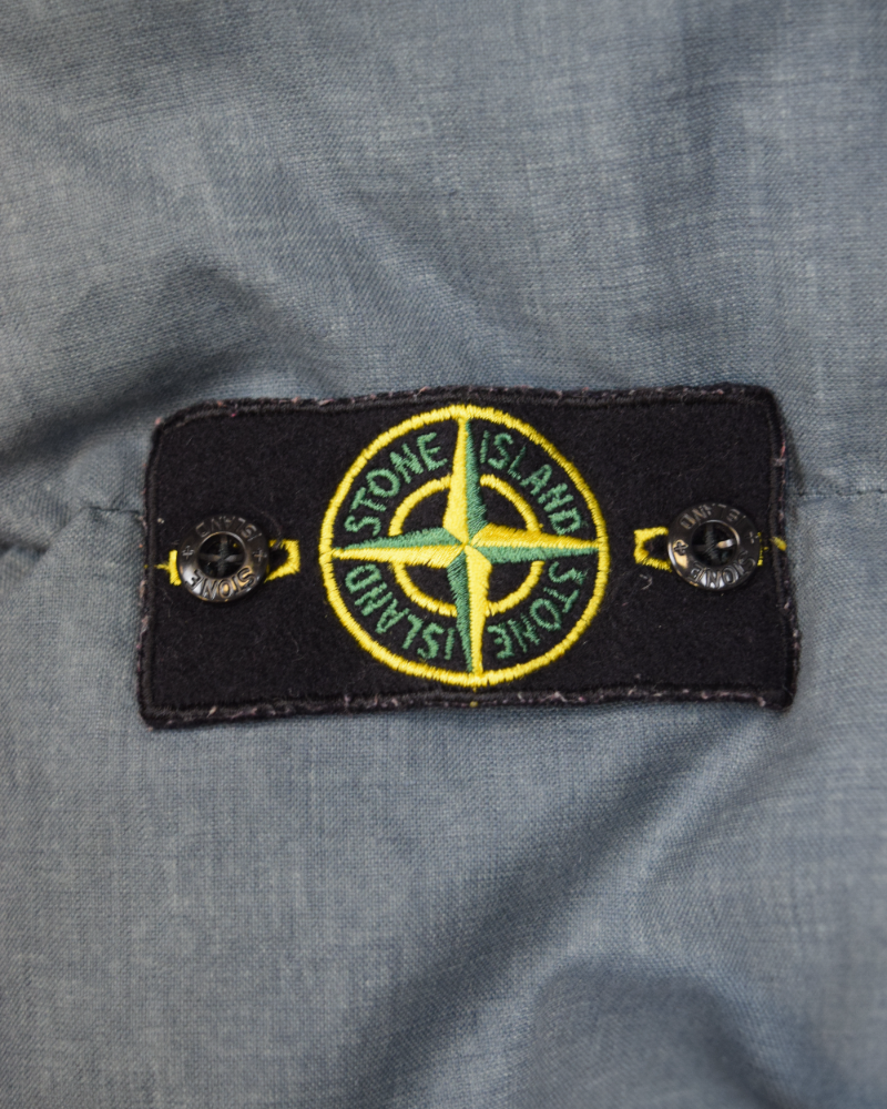 Stone Island Lino Resinato Down TC Jacket Pink/Blue detail view