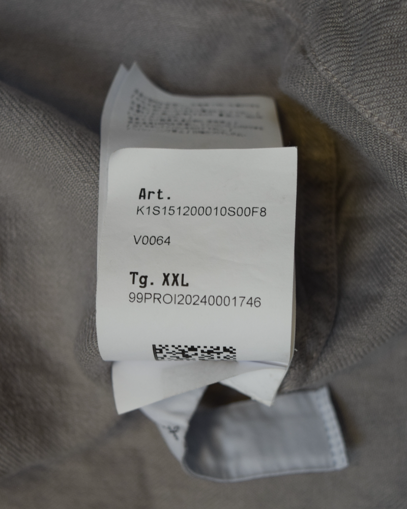 Stone Island Ghost Piece Overshirt Grey detail view