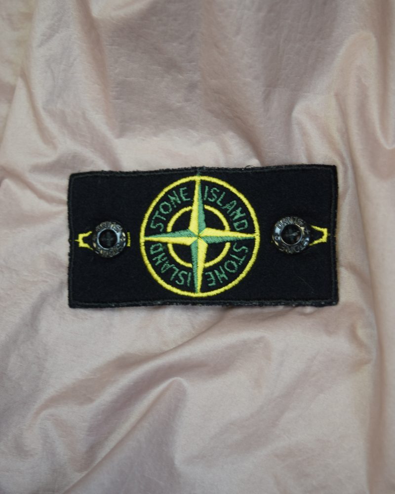 Stone Island Lamy Flock Jacket Pink detail view