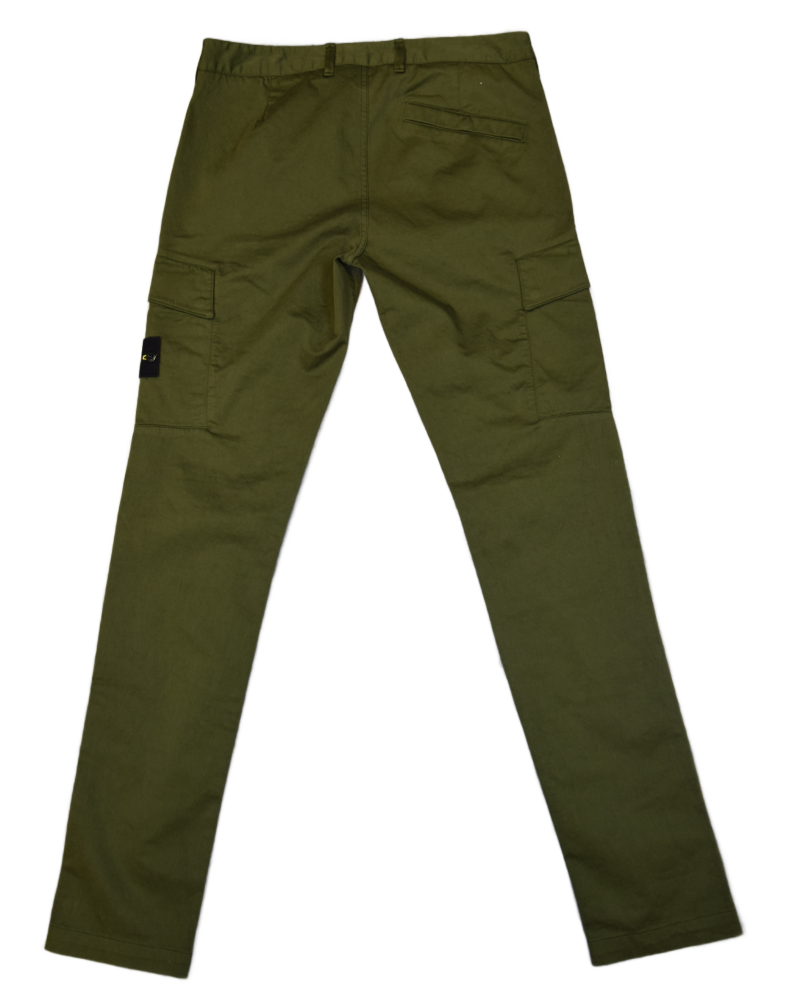 Stone Island Cargos Military Green back view