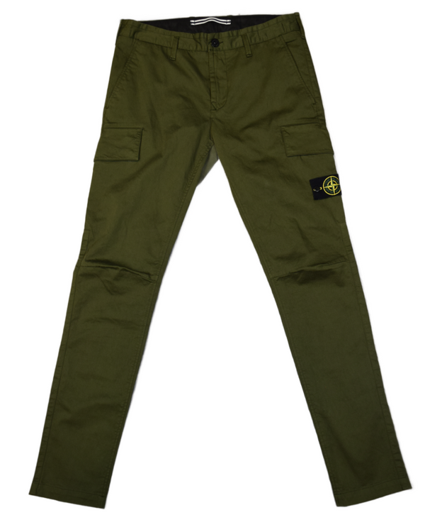 Stone Island Cargos Military Green front view