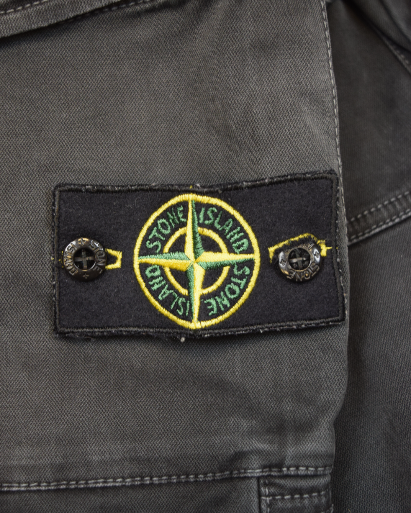 Stone Island Old Affect Cargos Black detail view