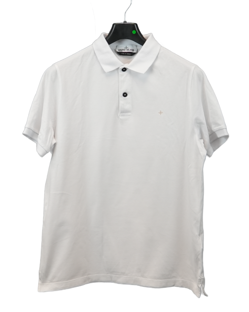 Stone Island Polo Shirt White front view