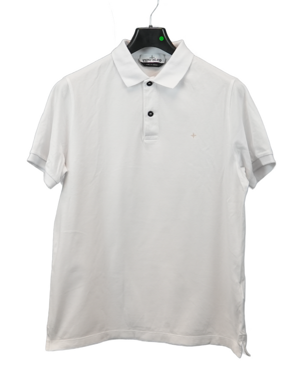 Stone Island Polo Shirt White front view