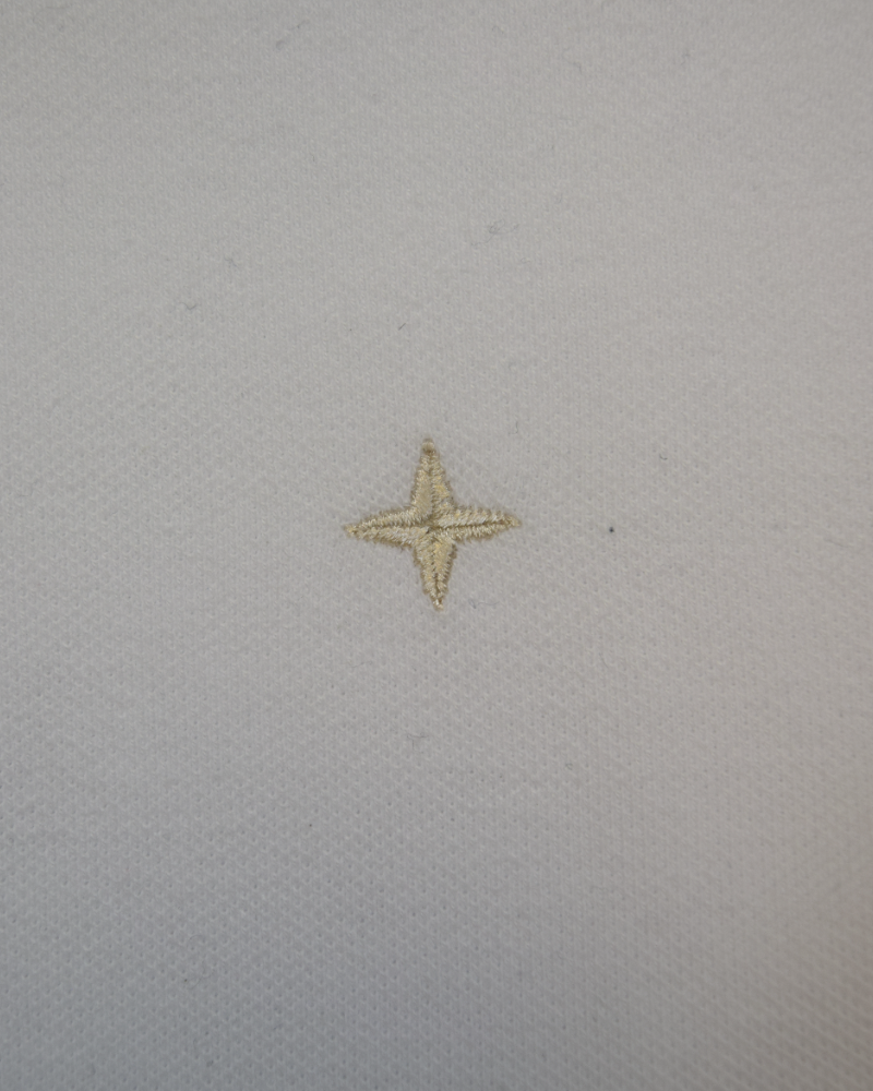 Stone Island Polo Shirt White detail view