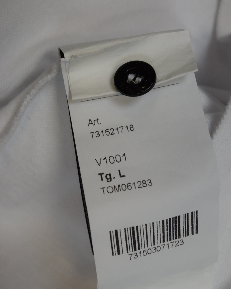 Stone Island Polo Shirt White detail view