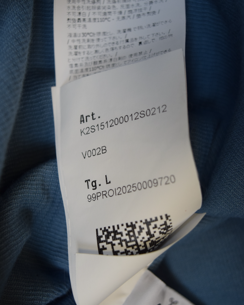 Stone Island Corduroy Overshirt Blue detail view