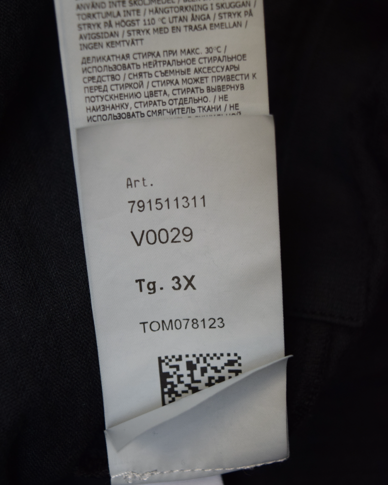 Stone Island Corduroy Overshirt Black detail view