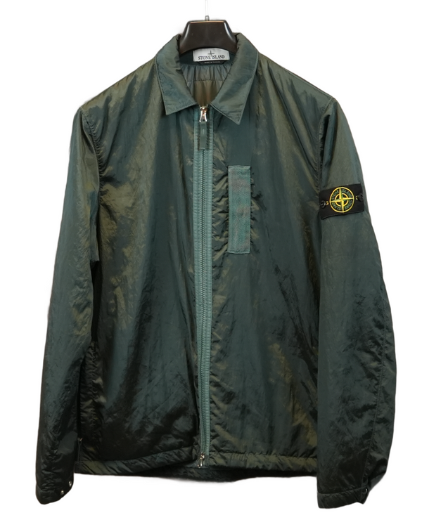Stone Island Nylon Metal In Econyl Regenarated Nylon With PrimaLoft TC Green front view