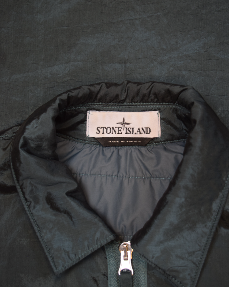 Stone Island Nylon Metal In Econyl Regenarated Nylon With PrimaLoft TC Green detail view